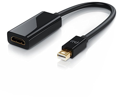 CSL-Computer Ultra HD DisplayPort-auf-HDMI-Adapter-Konverterkabel, kompatibel mit HDMI 2.0 HDR-XR155E, 0,15 m, Schwarz