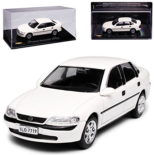Defekte Vitrine Chevrolet Opel Vectra B Limousine Weiss 1995-2002 1/43 Ixo Modell Auto