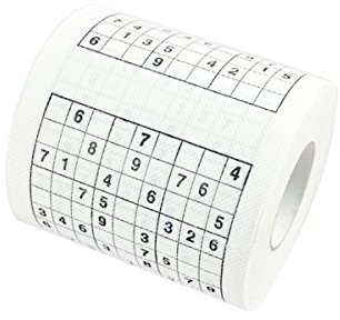 OUNONA Toilettenpapier Sudoku rtsel Klopapier Lustige Tissue