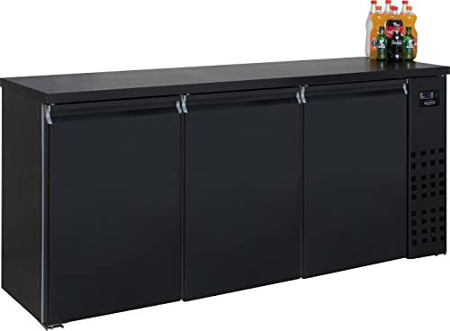 Arrière Bar Réfrigéré - 3 Portes - 500 L - Combisteel - R290Acier inoxydable3 PortesPleine/battante