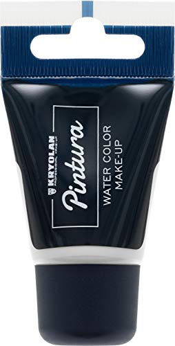 Kryolan Pintura Water Color Schminke Tube 20 ml, Farbe: white, waschbar, ohne Parfüm, ohne Parabene - ideal für Face & Body Paint, Kinder, Party, Karneval, Fasching & Halloween
