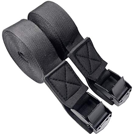 BESPORTBLE 1 Paar Dachgepäckträger Kajak Dachträger Cargo Zurrgurte Cam Strapazierfähige Zurrgurte Riemen Mit Schnallen Fahrrad Dachträger Reisegepäckgurte Nylon Das Dach Reisen Kordelzug