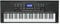 keymaXX Keyboard mit 61 Tasten, Leuchttasten, Mikrofon, Notenhalter, Effekte, Lern-Funktion und 30 Demo Songs, ideal für Anfänger, schwarz