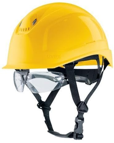 Uvex Schutzhelm pheos S-KR IES 9772144 gelb mit Lüftungen 1 Stück