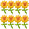 8 Stück Sonnenblumenballons Sonnenblume Aluminiumfolie Ballon Sonnenblume Form Mylar-Luftballons Girlande für Sommer Hawaii Luau Sommer Sonnenschein Geburtstag, Hochzeit Babyparty Party Dekorationen