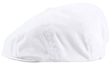 mintgreen Schiebermütze Kinder, Baby Jungen Fischgrät Tweed Schirmmütze Barett Newsboy Cap, Weiß, 3-6 Monate, Tag 44