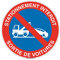 AUA SIGNALETIQUE - Panneau De Signalisation Circulaire en PVC 1.5 mm (Ø 170 mm, Stationnement Interdit Sortie Voitures)