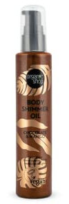 Organic Shop Body Shimmer Oil Chocolate & Mango, 100 ml