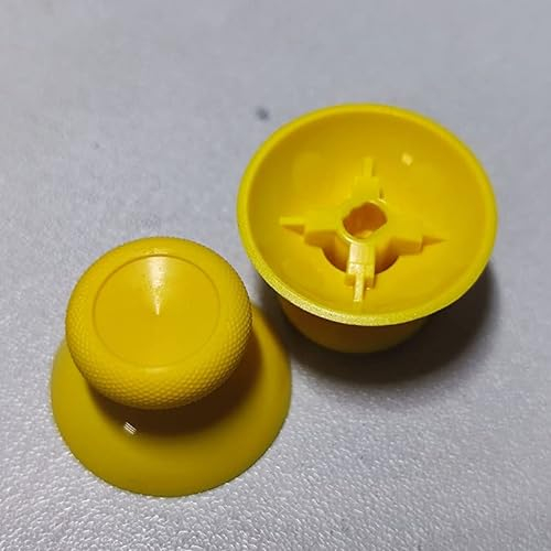 YANHAO [Pièces détachées pour Jeux vidéo] 10pcs for Xbox One Elite S édition limitée 3D Analog Thumb Stick Thumbsticks Caps Joystick Grips Compatible for contrôleur PS4 (Color : Yellow)