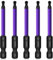 Hakkin 5 Pieces H3 3 mm Ball Head Hex Screwdriver Bit Set 65 mm Long 1/4 Inch S2 Magnetic Hex Screwdriver Set Ball End Hex Screwdriver Allen Key Set