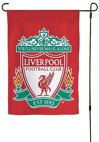 Liverpool FC Gartenflagge Fußball Premier League Banner 100% Polyester (Gartenflagge A)