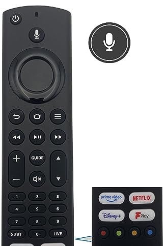 Fire RM-C3255 Remote Control Compatible for jvc rm c3255 remote control Smart TV Edition compatibility toshiba fire tv remote control