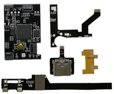 RP2040 Juego Consola Chip de Repuesto Para Switch Oled Lite CPU Flex Cable Ribbon Para Switch Juego Accesorios (Oled)