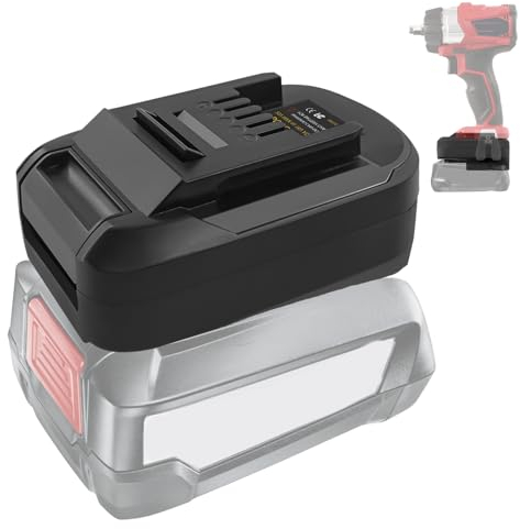 TPDL Adaptateur de batterie Bosch pour Einhell - Pour batterie Bosch 18 V PBA/PSB/PSR - Fonctionne avec les outils électriques Einhell 18 V Li-Ion (batterie du système professionnel GBA)