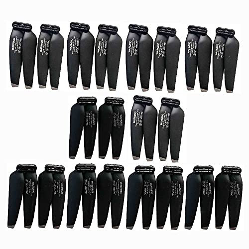 GRASKY 20 Stück Drohnen-Propellerblätter/passend für 4DRC F3 Drohne GPS F3 Drohne 4K 2.4G/5G WiFi FPV RC Quadrotor Hubschrauber Ersatzteile