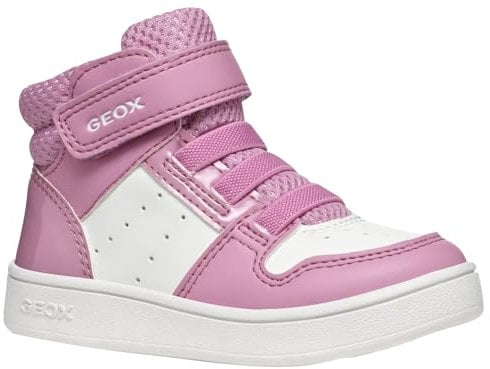 Geox Bébé Fille B Eclyper Girl A Basket, Rose Bonbon, 22 EU