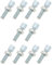 OTOTEC 10PCS M6 x 20mm Throttle Cable Adjusting Bolt Brake Cable Adjuster Screw Throttle Cable Adjustment Screw with Nut for Bicycle