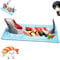 Lyoveu Shark Sushi Plate,Plato De Sushi De Tiburón,Plato De Tiburón,Plato De Sushi De Cerámica Shark Attack,Divertida Bandeja De Servir De Barco De Sushi,Regalo para Entusiastas del Sushi