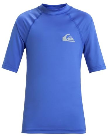 Quiksilver Jungen Everyday UPF50 SS Youth S/SL Surf Tee, NEBULAS Blue, 10