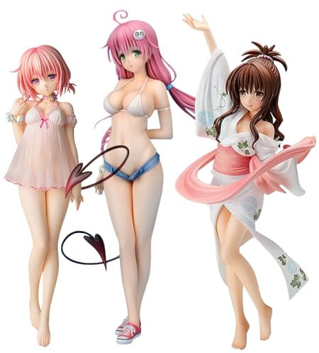 Tongyundacheng Amiami-Figur Anime Yuuki Mikan/Lala Satalin Deviluke Actionfigur PVC Cartoon Mädchen Statue Sammlerstück Modell Desktop-Dekoration