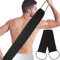Arnés Exfoliante de Fibre,Cepillo Ducha para Espalda,Estropajo Exfoliante de Espalda para la Ducha, Toalla Exfoliante de Espalda de Doble cara con Asas,para la Ducha de Hombre y Mujere,Negro