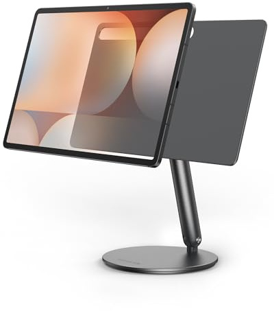 LULULOOK Support magnétique pour Samsung Galaxy Tab S10 FE+ 13.1 , Support de Bureau Pliable en Alliage d'aluminium pour Samsung Galaxy Tab (2025) SM-X620 13.1 Pouces
