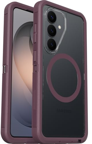 OtterBox Defender Pro XT Hülle für Samsung Galaxy S26, Transparent/Lila | Mit Magneten, Stoßfest und ultra-robust, Schützende Hülle, 7x getestet nach Militärstandard