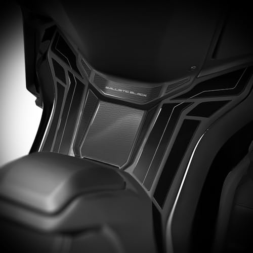 Az Graphishop 3D-Aufkleber aus Harz, kompatibel mit Honda Forza 750 2025, Schutz vor Stößen und Kratzern, hergestellt in Italien, GP-FORZA-008 (Ballistic Black Metallic)