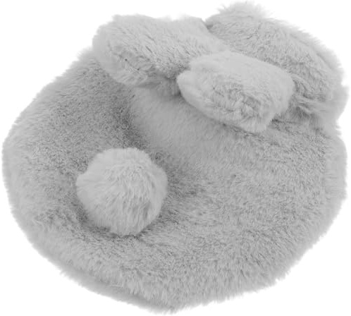 OUNONA Warm Palace Bag Hot Water Pouch Fleece Rabbit Design Portable Outdoor Hand Warmer Reusable Cold Winter Home Accessory
