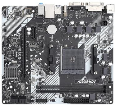 Motherboard Scheda madre Fit For ASROCK A320M-HDV supporta Ryzen 5 5600 7 5700X3D DDR4 3200+(OC) NVME M.2 Interfaccia PCIe 3.0 AM4