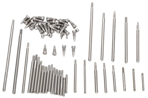 YDuupxe Fagott-Reparatursatz, Werkzeug, Stahlschrauben, Gewindestangen, Gerillte Blöcke mit Kompaktem, Leichtem Design für die Wartung von Holzblasinstrumenten, Fagott-Ersatzteile,