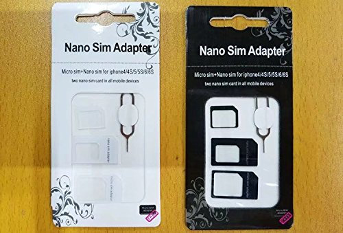 Adaptateur de cartes SIM 3 en 1 formats Noosy Nano Micro pour Apple iPhone 4/4S/5 et Samsung Galaxy