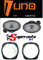 Hertz LINEA UNO K165 K 165 KIT ALTOPARLANTI DUE VIE CASSE AUTO 165 mm + supporti casse FIAT Brava Anteriore 165 cm