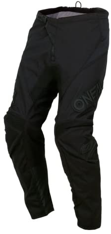 O'NEAL | Motocross-Hose | Enduro Motocross | außergewöhnliche Bewegungsfreiheit, Vollständig gefüttert, Gummi Schutzpolster für Extra Schutz | Pants Element Classic | Erwachsene | Schwarz | Größe 28