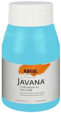 KREUL JAVANA TEX 90550 - Textilfarbe transparent türkis hell 500 ml