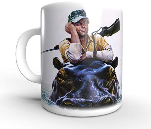 Terence Hill Das Krokodil und Sein Nilpferd Bud Spencer - Tasse rund (330ml)