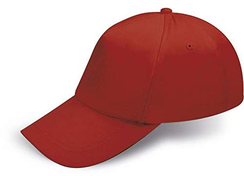 Unknow Super Offerta 25 PZ Cappello Bambino con Visiera in Cotone Rosso