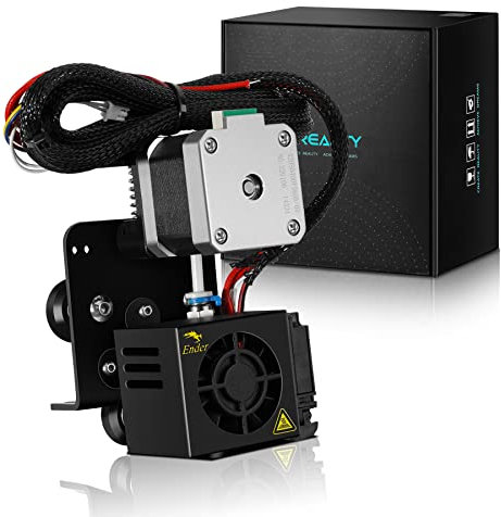 Creality Direct Drive Extruder Upgrade Kit for Ender-3 / Ender-3 Pro, Full Assembled of MK8 Extruder, Hotend, 42-40 Stepper Motor, Fan, V-Slot Wheels Carriage, Cables