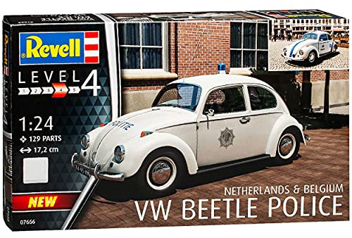 Volkwagen Käfer Polizei Niederlande und Belgien 07666 Bausatz Kit 1/24 Revell Modell Auto