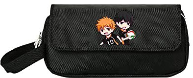 LKY STAR Anime Haikyuu!! Federmäppchen, Karasuno Schule Cartoon Große Kapazität Federtasche Geeignet für Mädchen Jungen Teen Geschenk