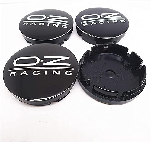 DVSWRB 4Pcs Voiture Alliage Cache Moyeux, pour OZ Racing, Capuchons Centre Roue Enjoliveurs avec Logo Roue Jante Emblème Badge Décoration Accessoires, 56mm