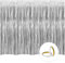 AFEIGE 4 Stücke Verdicken Metallisch Lametta Vorhang,1 x 2 m, Folie Vorhang,Lametta Silber für Geburtstag Hochzeit, DIY Photo Booth Dekorationen