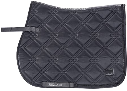 Kingsland NATANA Glitzer SCHABRACKE Grey Asphalt HW/21, Größe:Dressage