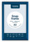 EUROPEL Cadre Porte affiche clipsable A3, couleur bleue, Profil 25mm, Aluminium anodisé et protecteur anti-reflet, Dimensions extérieures 328x451 mm, Dos polystyrène gris