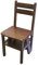 Klappleiter 4 Stufen Leiter Stuhl Treppen Stuhl Tritthocker Holz Utility Step,Braun