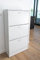 DUPI Mueble Zapatero Madera | 3 Puertas Oscilobatientes | 6 Baldas para 28 Zapatos | Diseño Minimalista | Zapatero Entrada (Blanco)