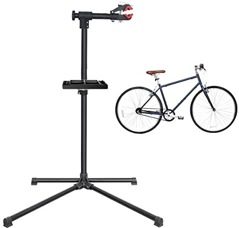 Pro Bicycle Repair Stand, Adjustable Portable Home Mechanic Folding Repair Workstand for Home Shop, Cycle Bike Easy Maintenance and Adjustable Stand