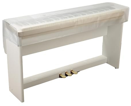 Klaviertastatur-Abdeckung, 88 Tasten, wasserdicht, transparent, Grind Arenaceous, Digitalpiano-Abdeckung, Staubschutz für Klaviertastatur (88 Tasten)