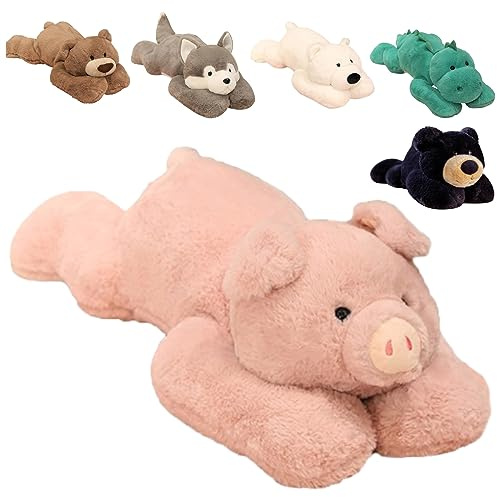 E-ALLDIR Weighted Anxiety Stuffed Animal, Weighted Dinosaur Plush Throw Pillowd, Super Soft Anxiety Dinosaur Stuffed Animals Plush, 50/70Cm Weighted Plushie Stufed Animal Toy Gift for Boys Girls