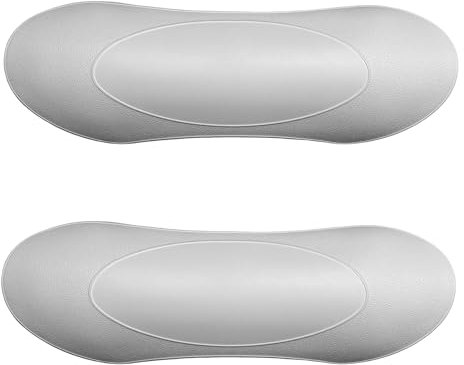 2er-Pack 74316 74317 Spa Nackenkissen für Spas der Hot Spring Highlife-Serie von Mitte 2007 bis 2013, 36,7 cm L x 12,9 cm B, kühles Grau, Whirlpool-Kopfstützenkissen für Watkin, fünf Jahre kostenloser